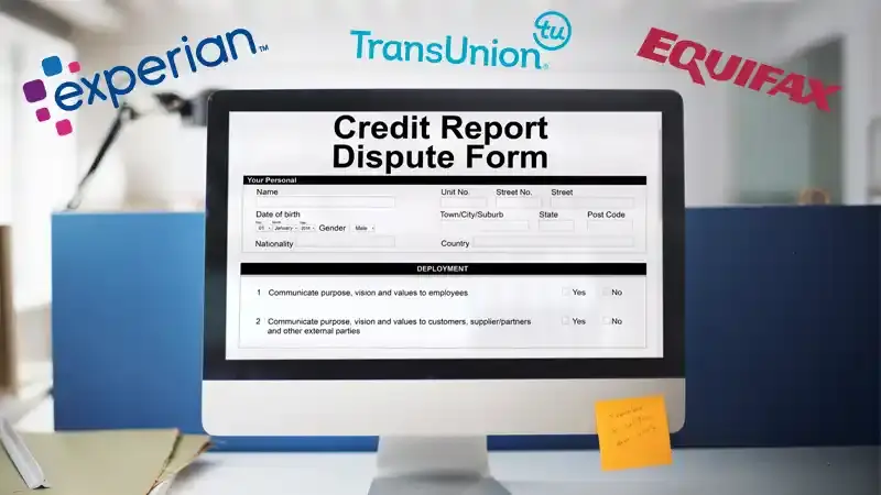 Disputing errors with Experian Equifax and TransUnion
